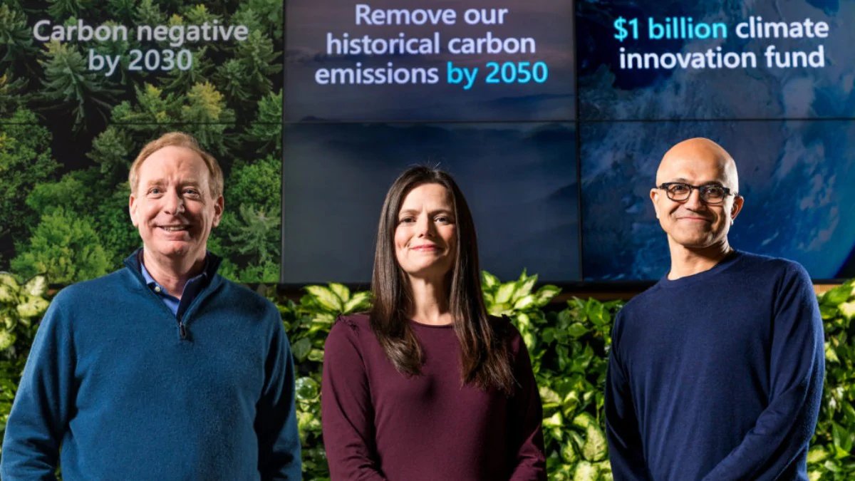 Microsoft Pledges to Erase Its Carbon Footprint, Past and Future, in Climate Push