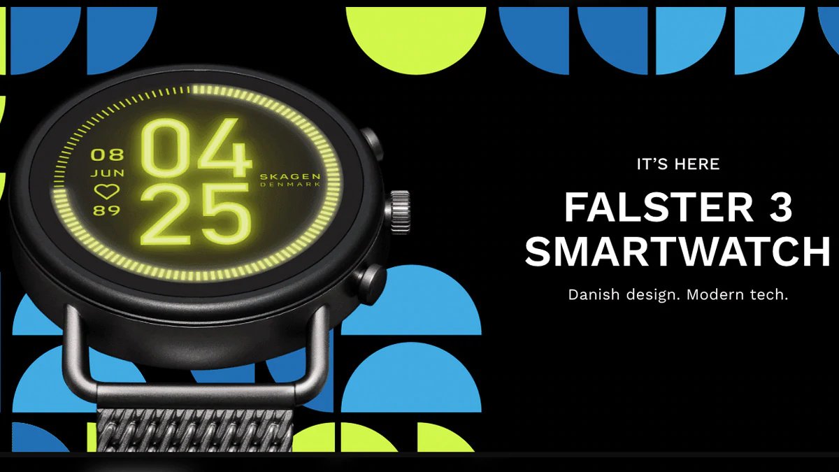 Skagen Falster 3 Wear OS Smartwatch With Snapdragon 3100 SoC Launched