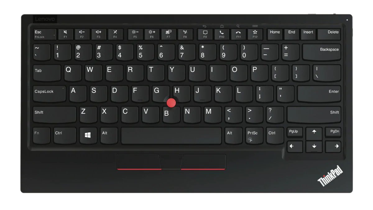 Lenovo at CES 2020: Thinkpad TrackPoint Keyboard II Unveiled, a Compact Full-Size ThinkPad Keyboard